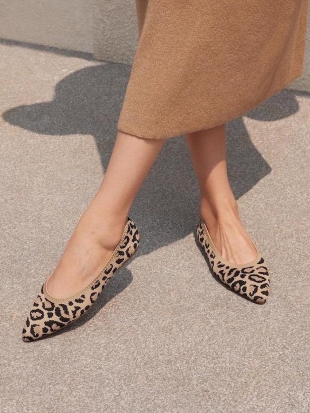 VIVAIA Aria 5º Pointed-Toe Knit Flats - Picture 2 of 15
